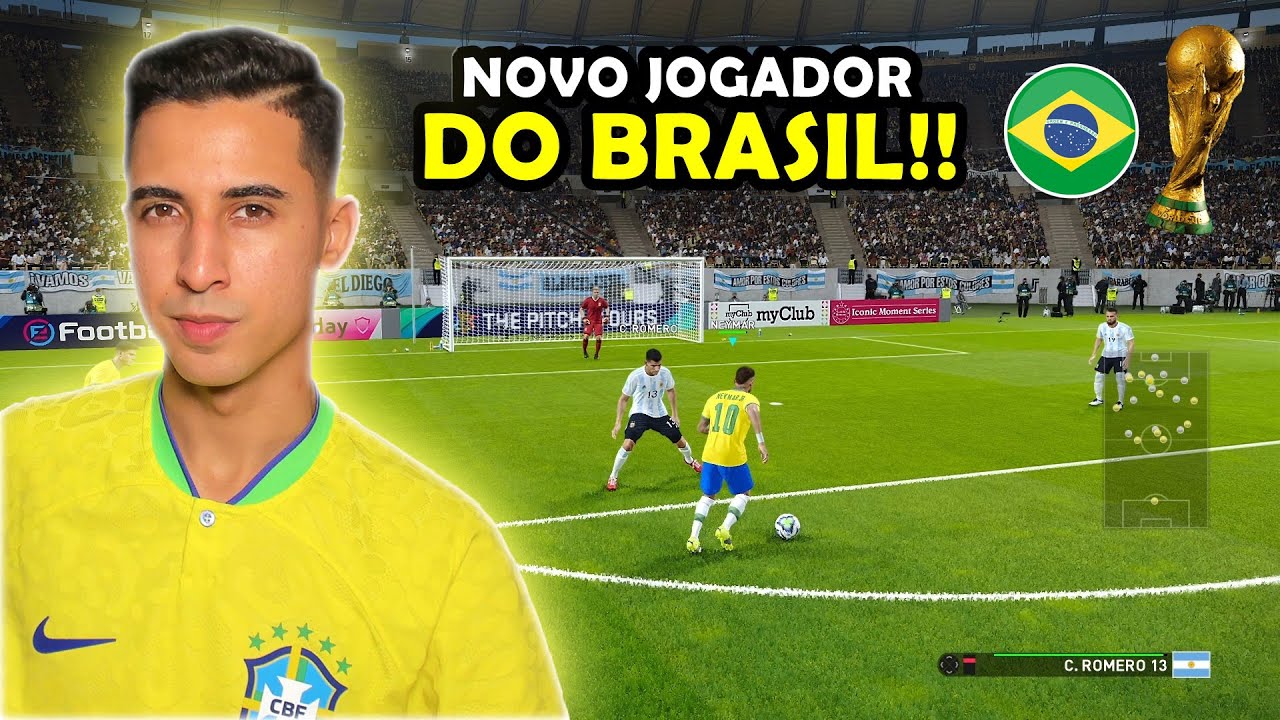 🏆 FUI CONVOCADO PARA SELEÇÃO DO BRASIL! COPA DO MUNDO 🏆