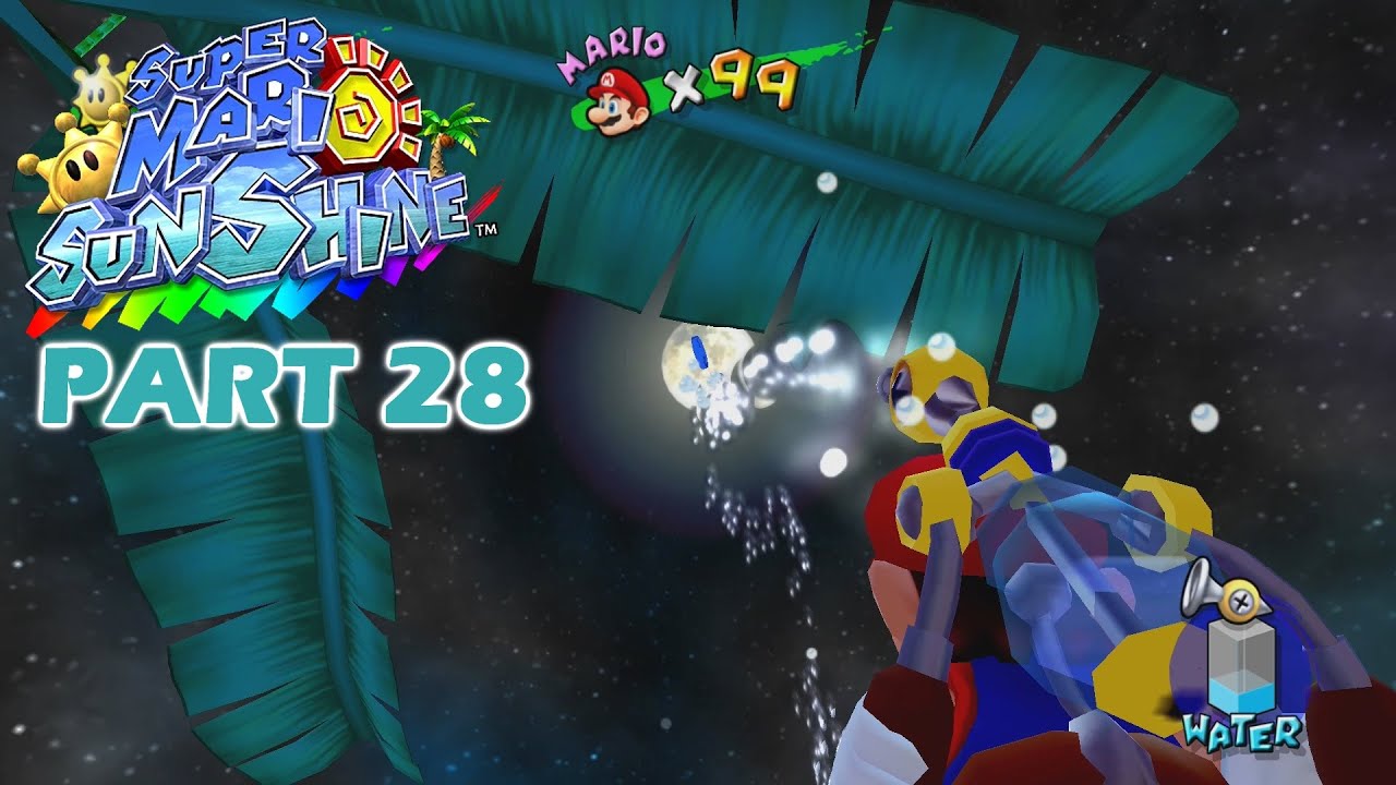 Super Mario Sunshine (Switch) Part 28 ~ I Got all the Blue Coins, in Pinata Village.
