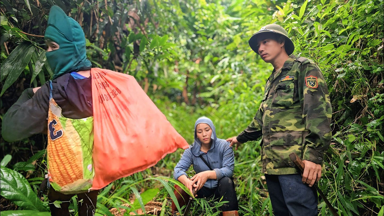 Thu was heartbroken to witness the fruits of the couple's hard work go up in smoke.