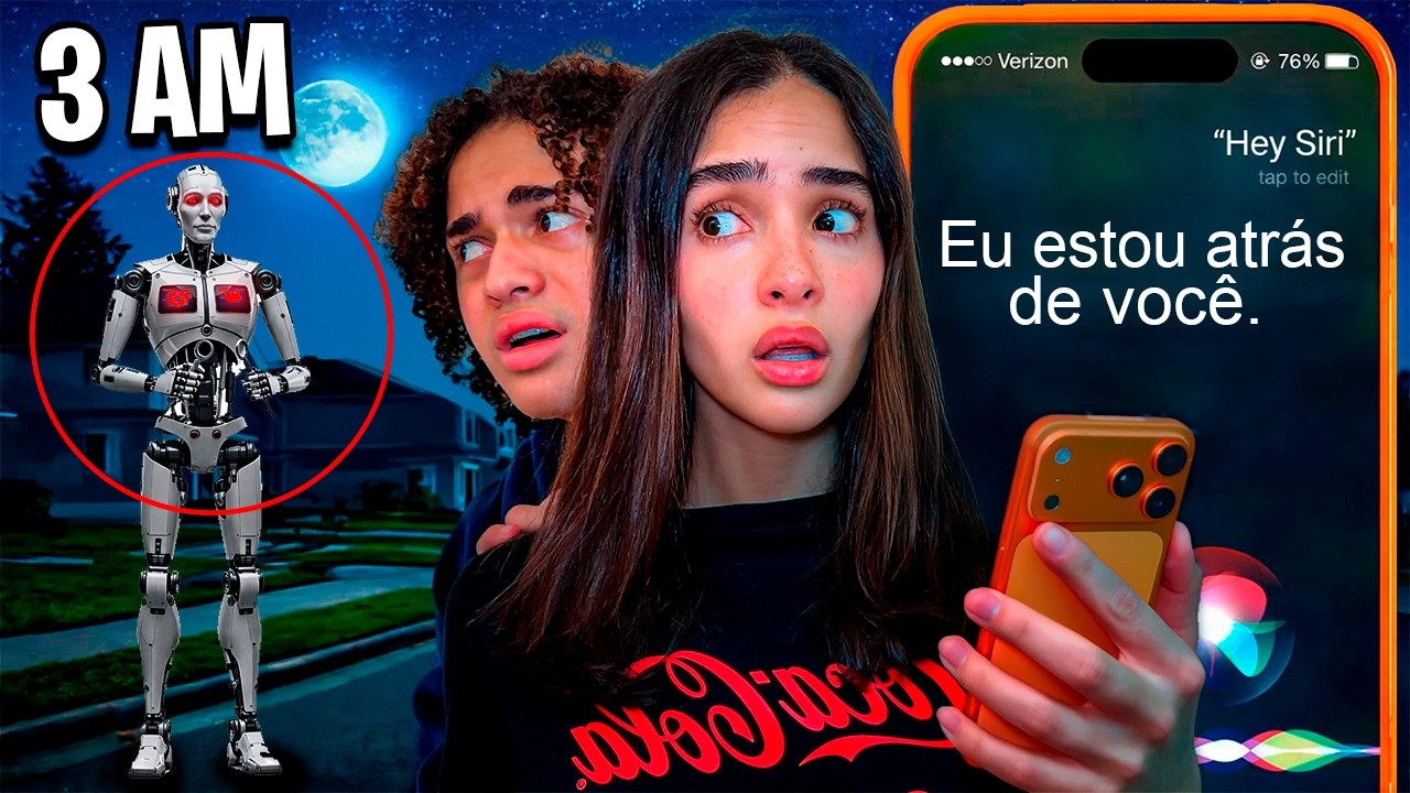 NUNCA FALE COM A SIRI AS 3:00 HORAS DA MANHÃ...