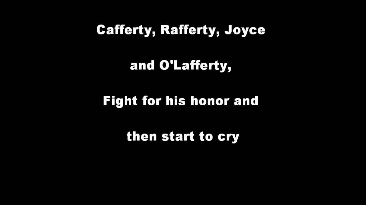Family Guy - Drunken Irish Dad (LYRICS)