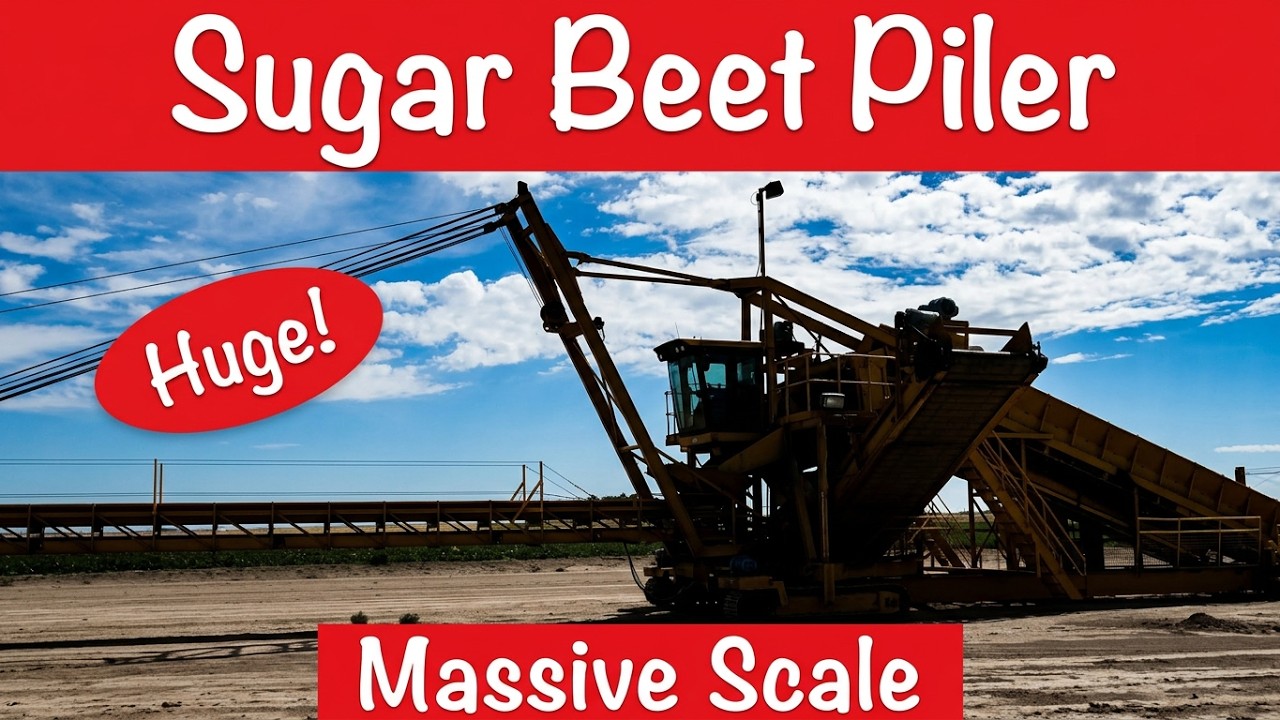 Tonka Toys For Adults- Moving Massive Sugar Beet Piler Machines
