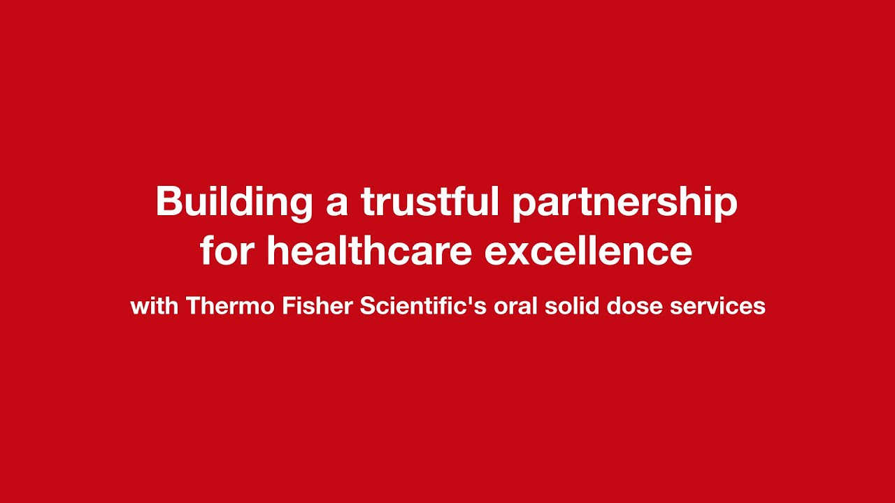 Thermo Fisher Scientific's Oral Solid Dose Services