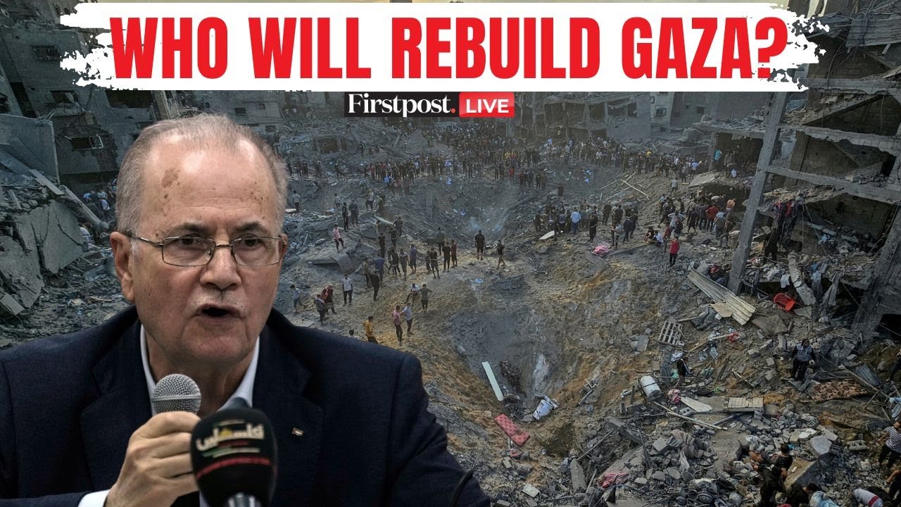 LIVE: Palestinian PM Mohammad Mustafa Holds Briefing on Gaza Rebuilding Plan | N18G