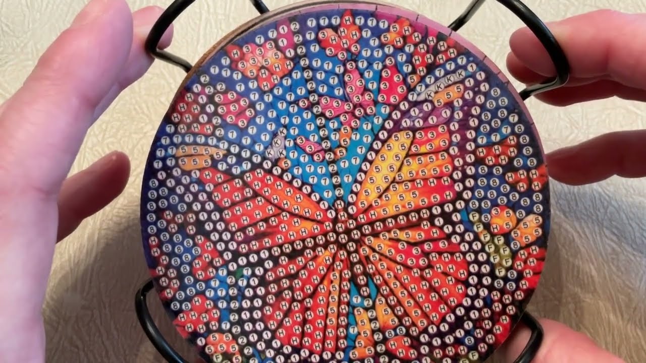 ASMR  Still Recovering New Diamond Art Coaster Set! I missed ya'll@ Camera Brushing Tomorrow!