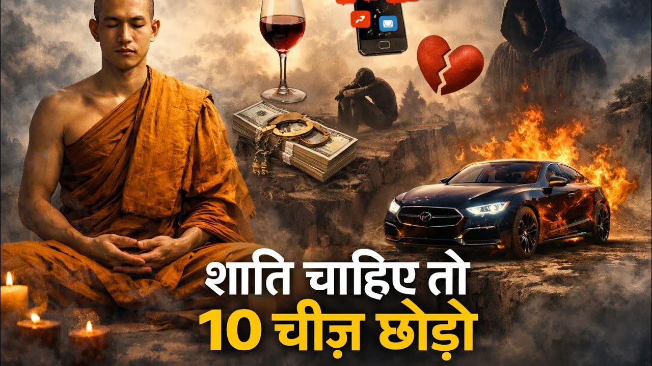 ☸️ शांति चाहिए तो 10 चीज़ छोड़ो ☸️Drop 10 things if you want peace
