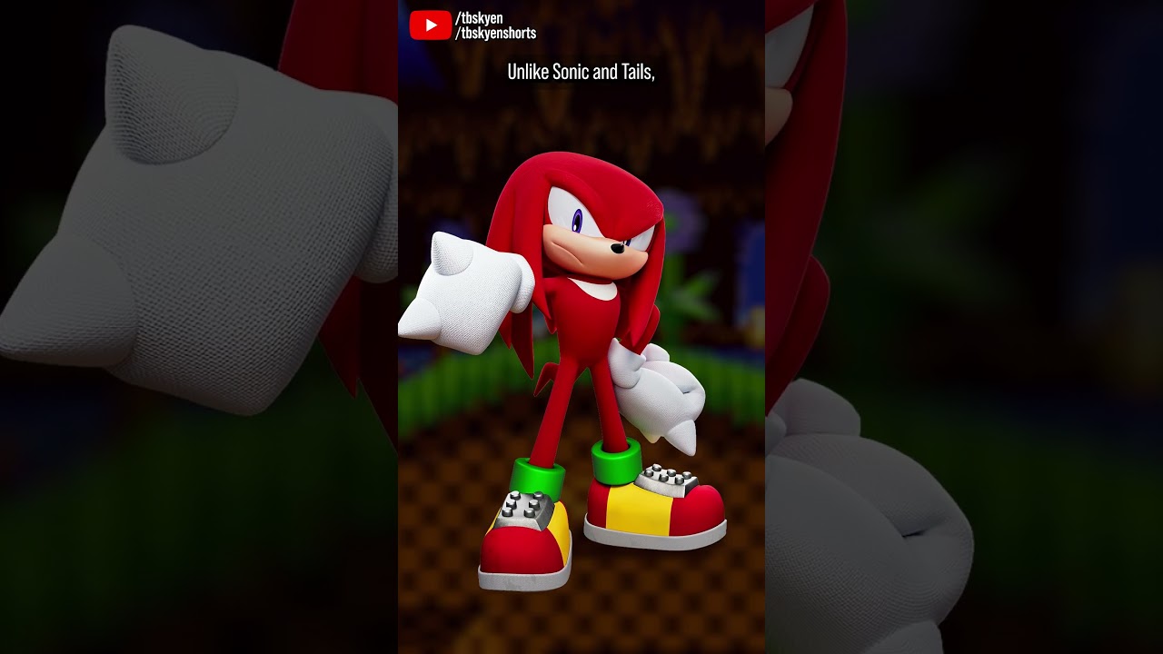 Knuckles is Sonic's perfect contrast, but NOT his opposite #sonicthehedgehog