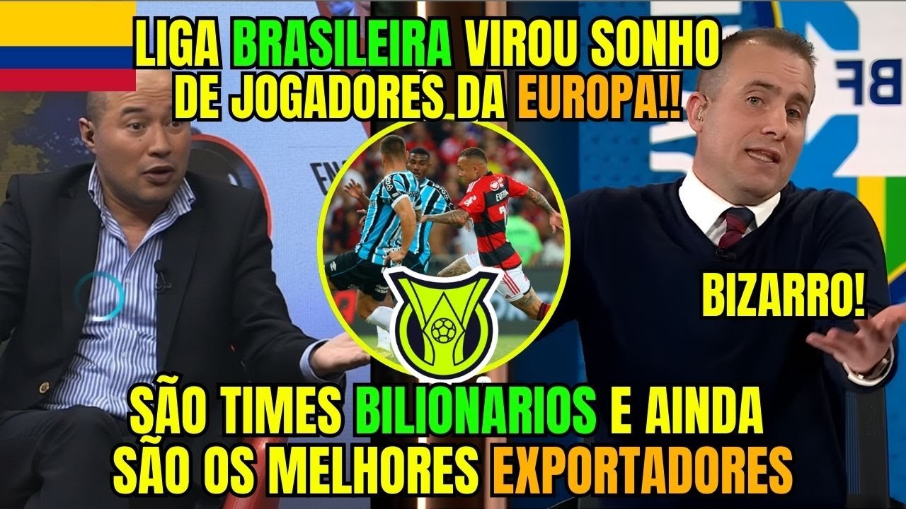 TV COLOMBIANA FALA QUE TIMES BRASILEIROS SÃO BILIONARIOS E É O LUGAR PERFEITO PARA COLOMBIANOS!!