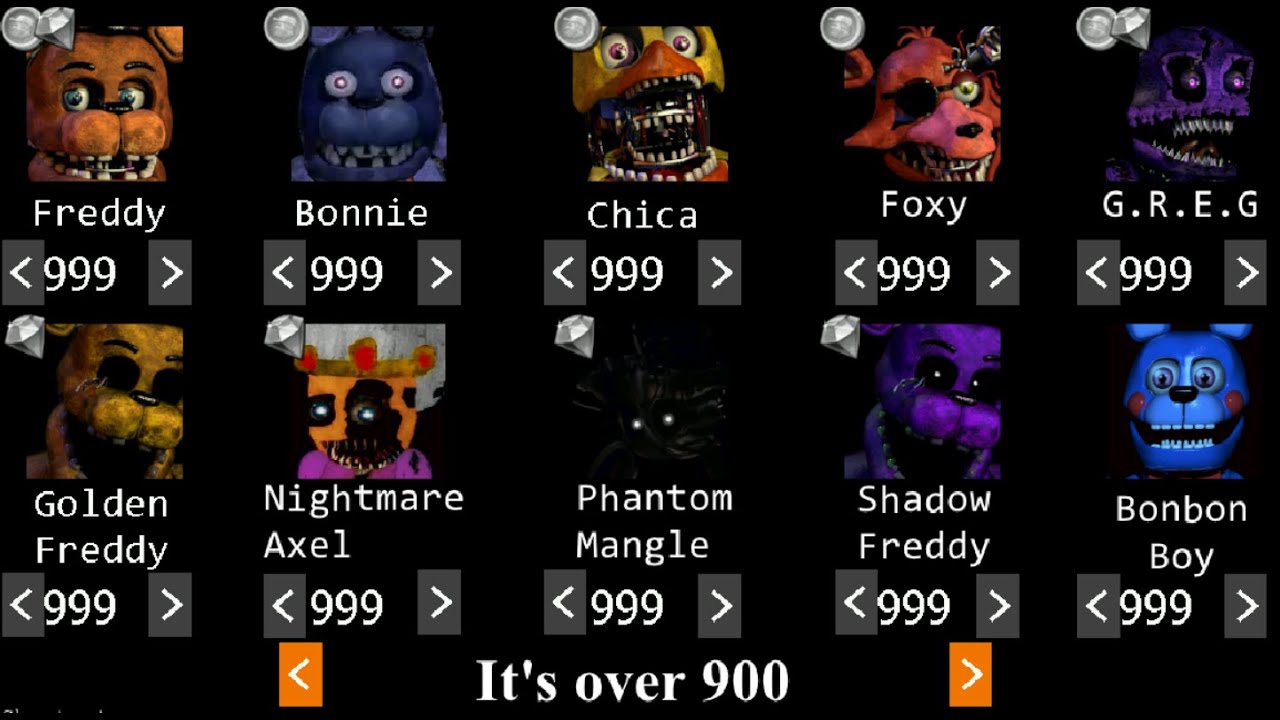FNAF Ultimate Edition - IT'S OVER 900 [NO UPGRADES]