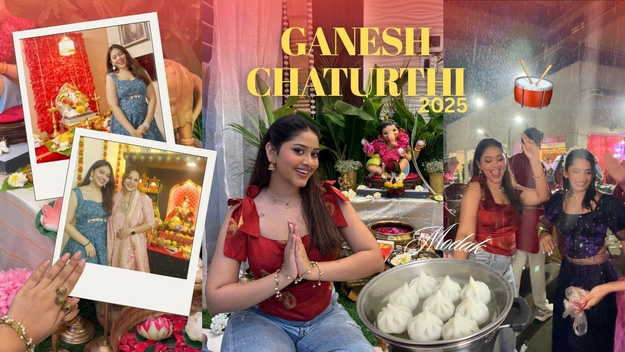 Mumbai Pune Ganesh Chaturthi Celebration 2025 vlog ✨♥️🙏