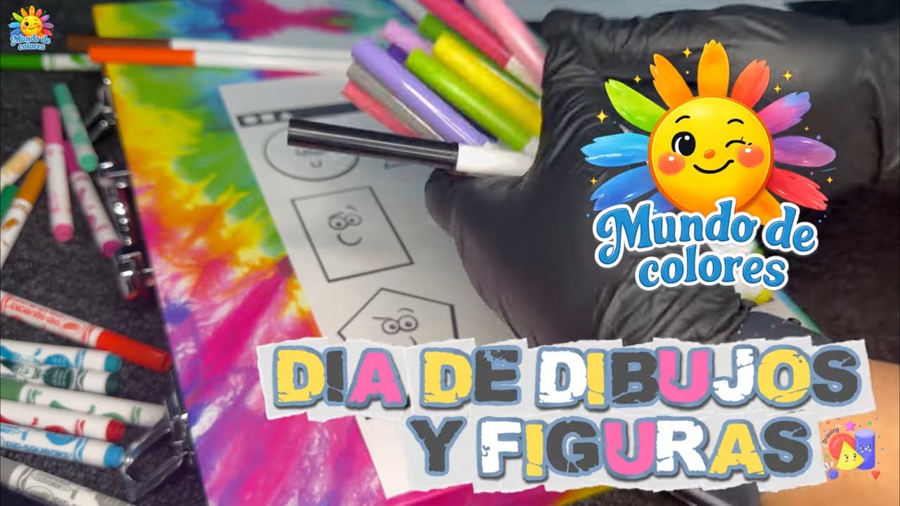 DIA DE DIBUJOS Y FUGURAS - CON MUNDO DE COLORES
