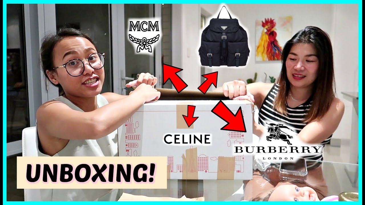 MGA MURANG VINTAGE BAGS GALING JAPAN! (PRADA, MCM, CELINE & BURBERRY) | rhazevlogs