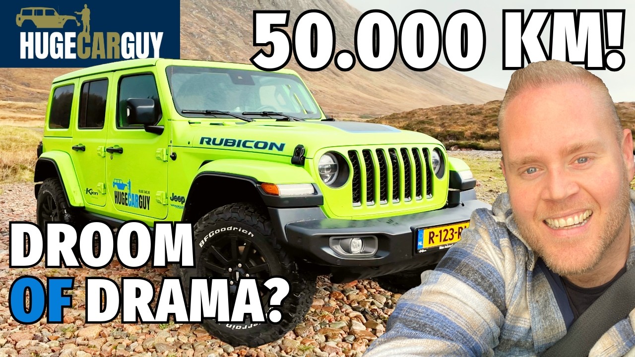 50.000 KM in mijn droom-Jeep | HUGE Car Guy Reportage | Roland in Schotland