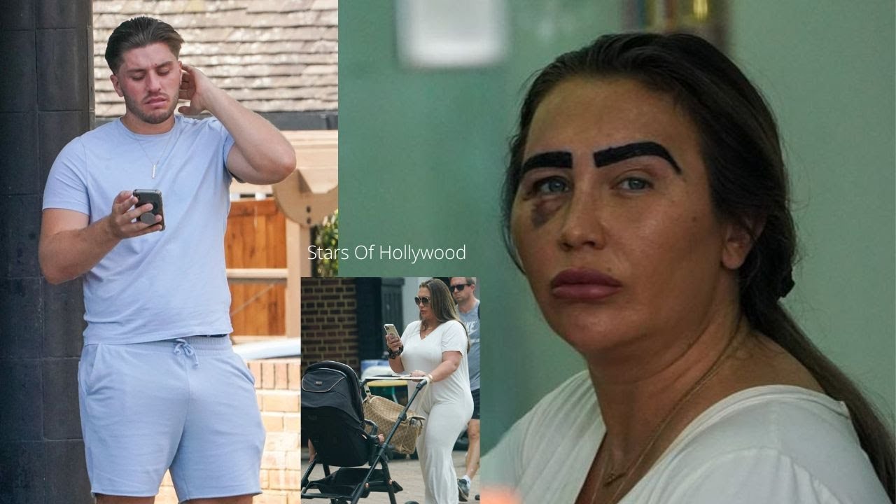 Lauren Goodger’s black eye is clearly seen throughout salon journey with daughter Larose : EXCLUSIVE