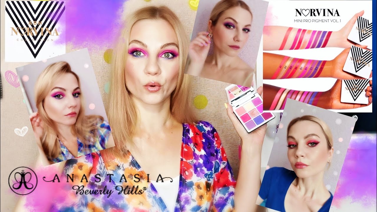 Norvina vol.1 mini PRO - ТРЕНДОВАЯ, ЯРКАЯ 🦄 ПАЛЕТКА от ABH/ПОКУПКИ косметики в SEPHORA 🤍🖤