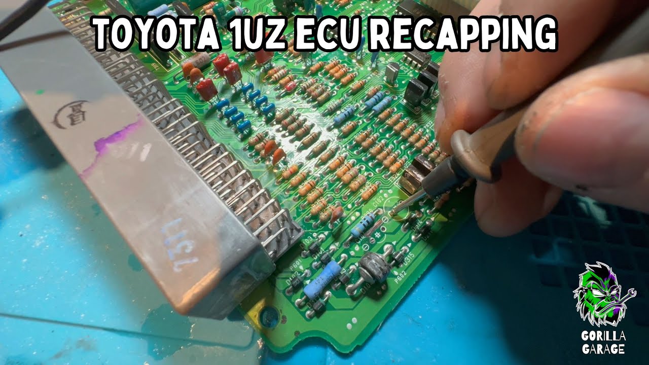 Toyota ECU issues, 1UZ ECU recapping, how to fix your Toyota ECU SOARER SC300 SC400 CHASER