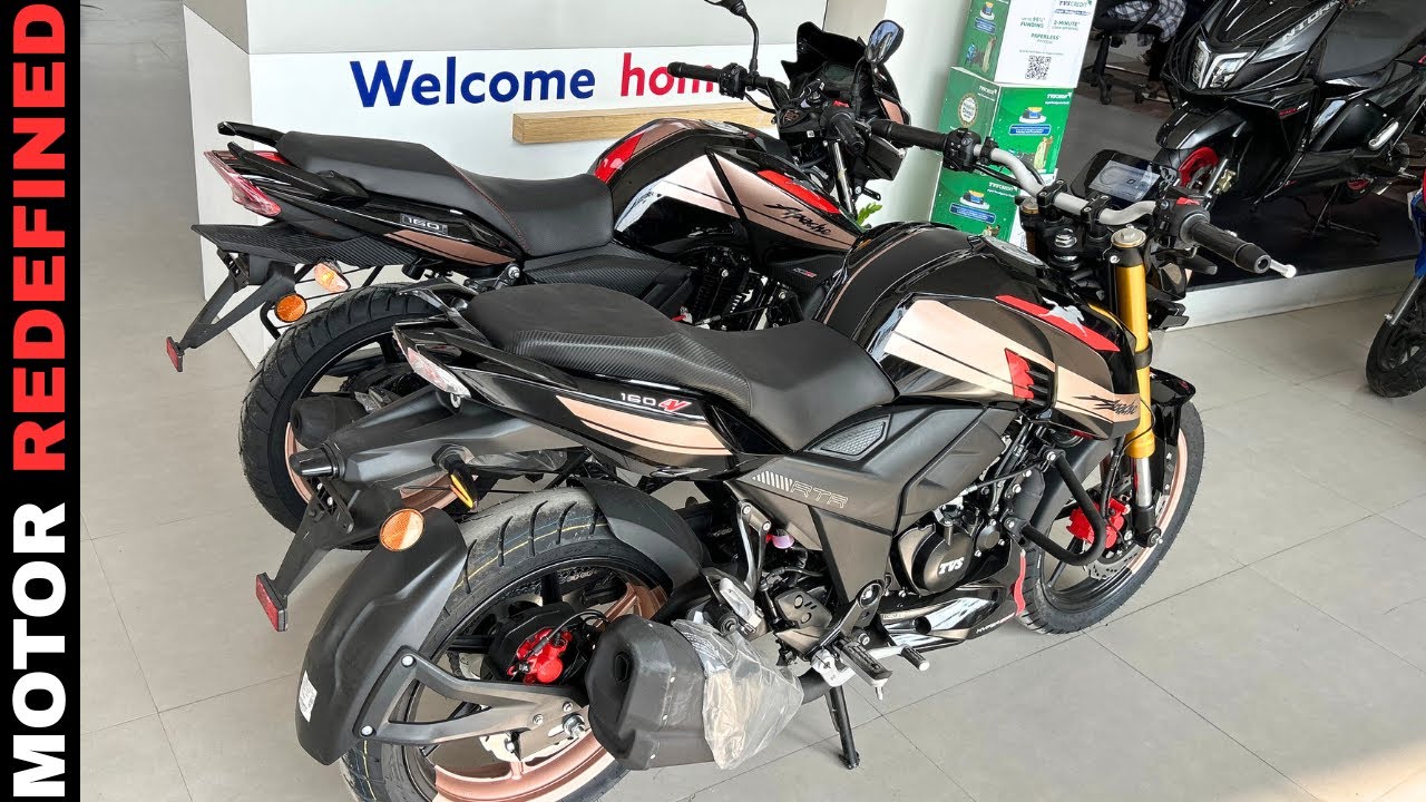 2025 TVS Apache 160 4V Anv. Edition Vs Apache 160 2V Anv. Edition Comparison.