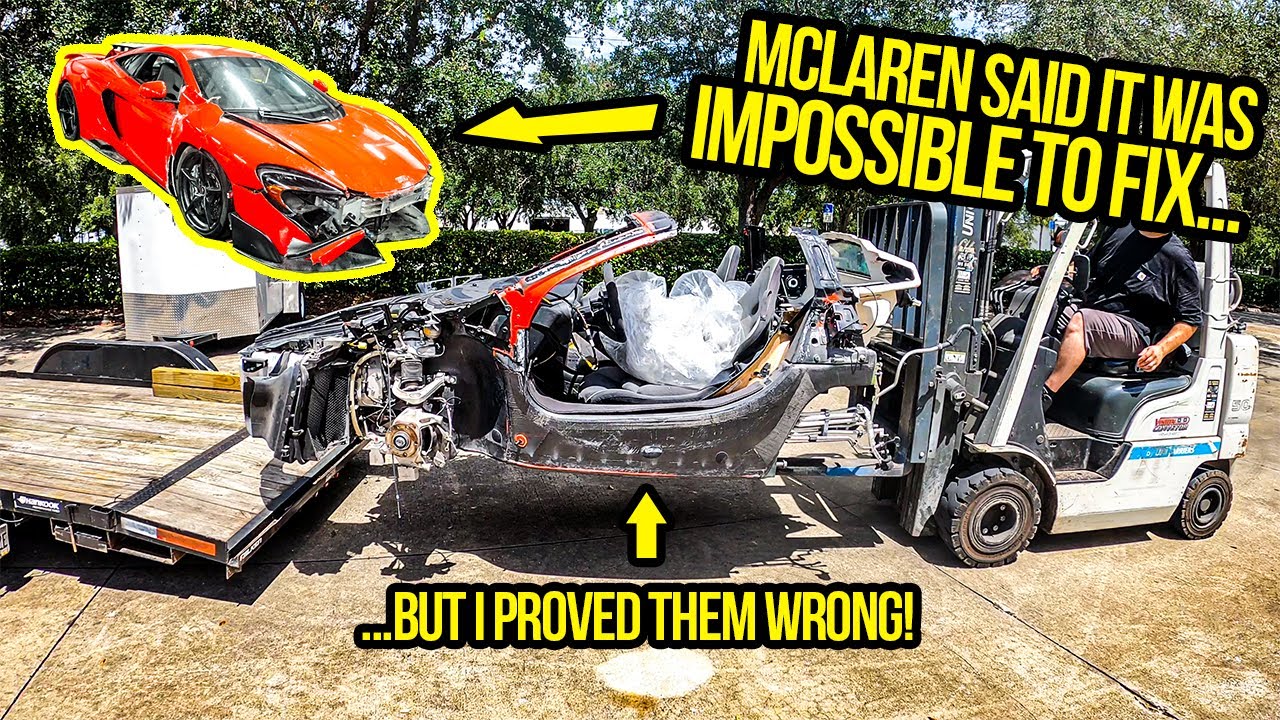 В McLaren заявили, что починить сломанную карбоновую раму моего 675LT НЕВОЗМОЖНО... И я доказал и...
