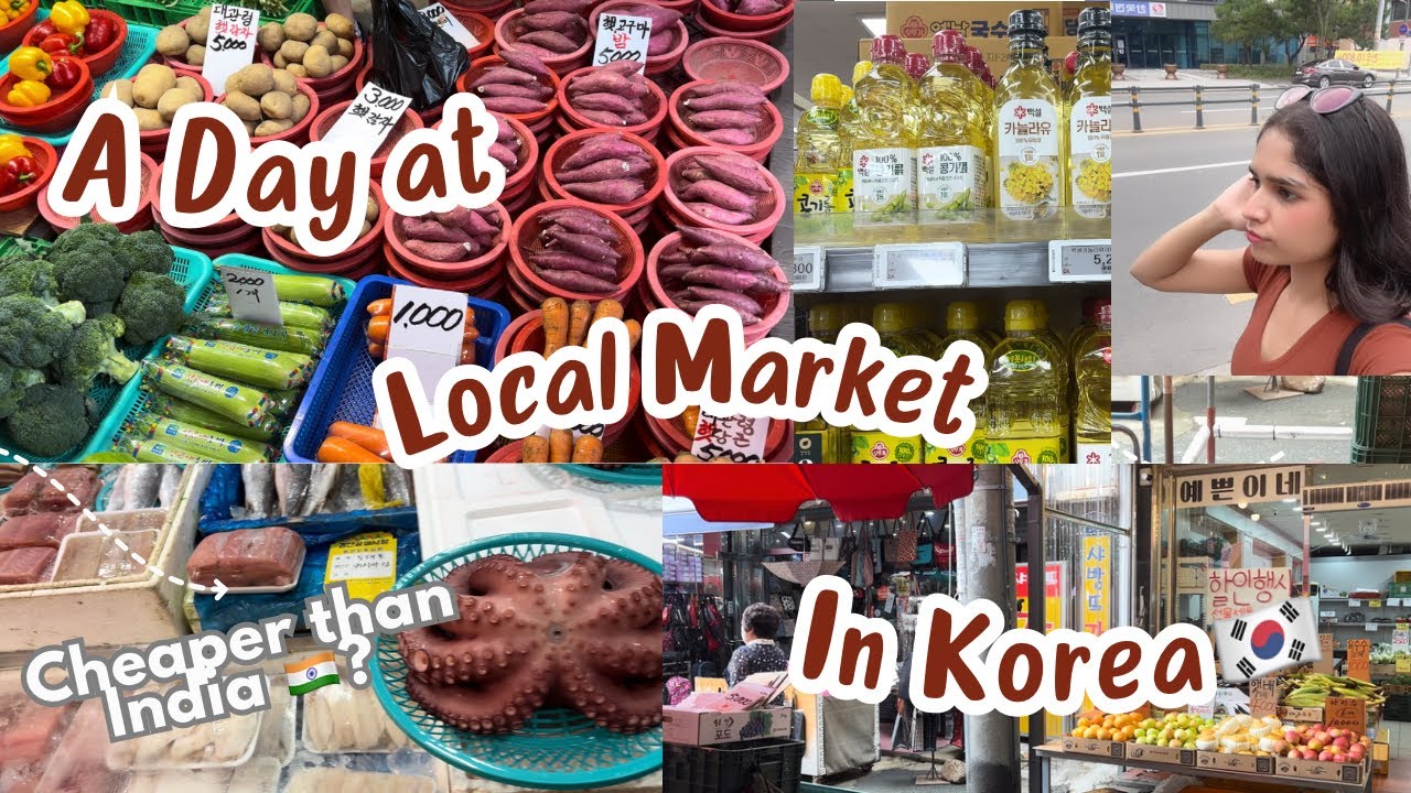 Budget Shopping Frenzy: Korean Local Market Tour |Gyeongsan Market | #daegu