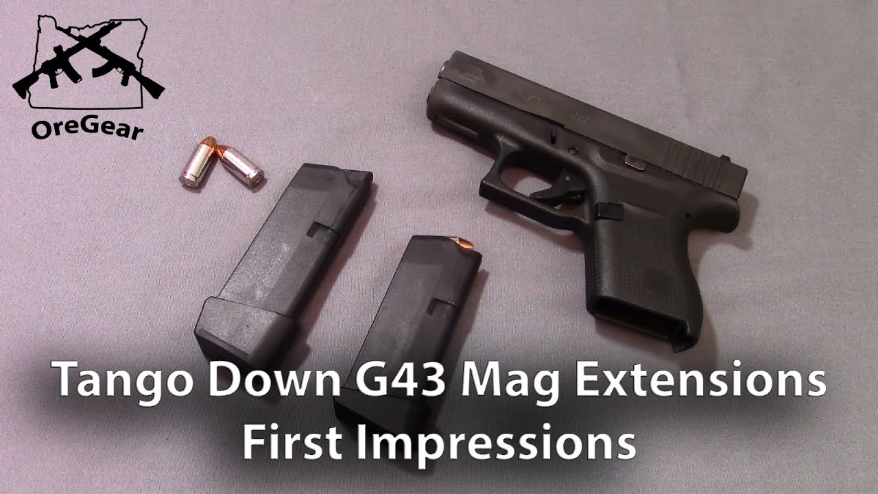 Tango Down Glock 43 Mag Extension -  First Impressions