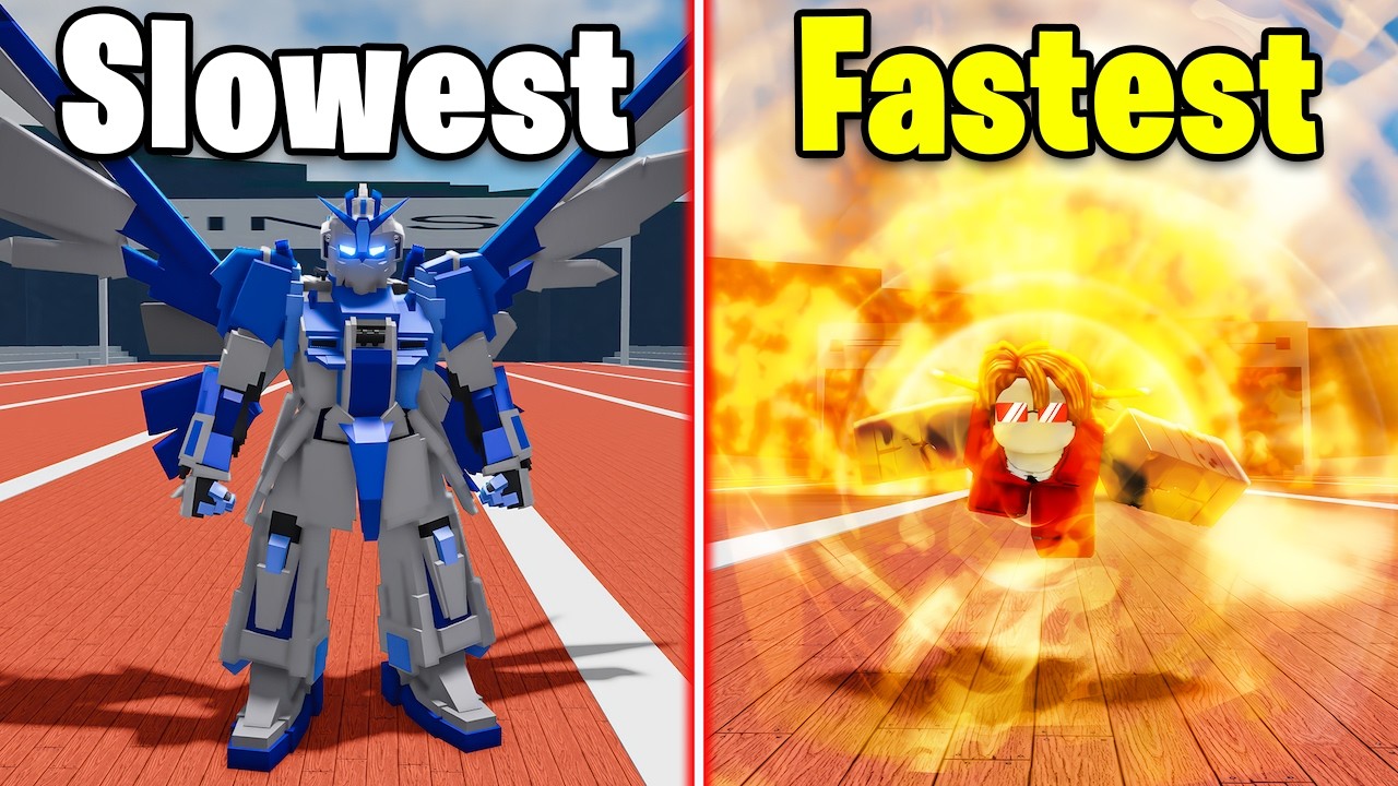 What Is The FASTEST Character With NO STUN in The Strongest Battlegrounds?