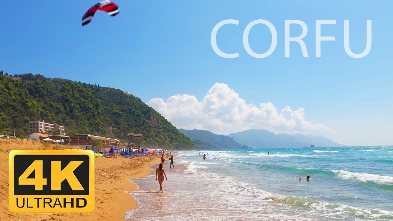 4K Drone - Corfu, Greece - Summer House Music