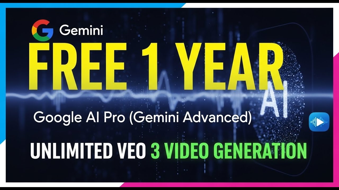 How to Get Google AI Pro FREE for 1 YEAR