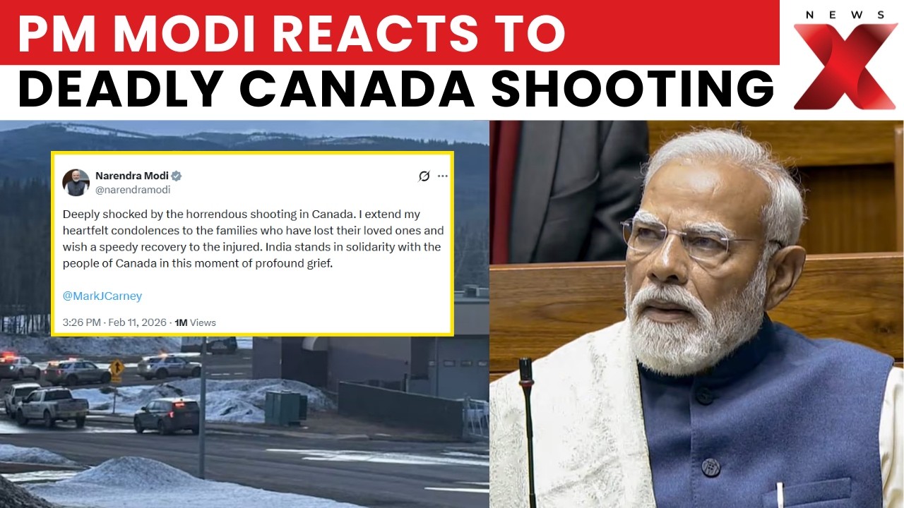 Canada Mass Shooting: PM Modi Offers Condolences After Deadly Canada Shooting Hits School | NewsX