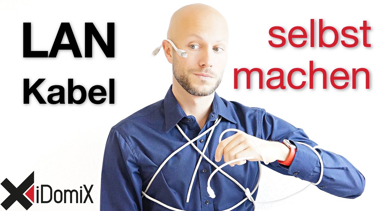 Netzwerkkabel LAN selber machen | iDomiX
