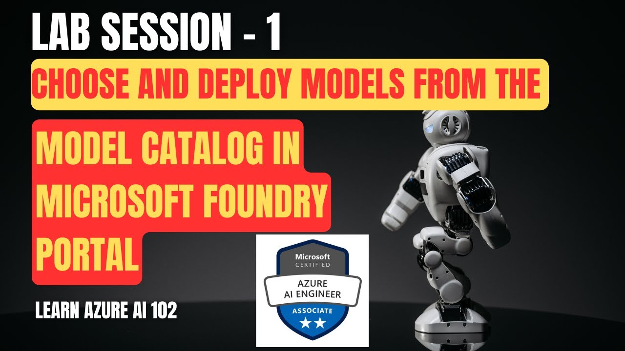 Choose, Deploy & Test AI Models in Microsoft Foundry - Step by Step Live Demo
