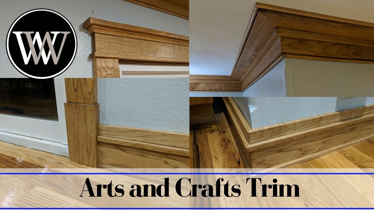 Making Mission or Arts and Crafts Style Trim Window, Door, Baseboard and Crown Molding