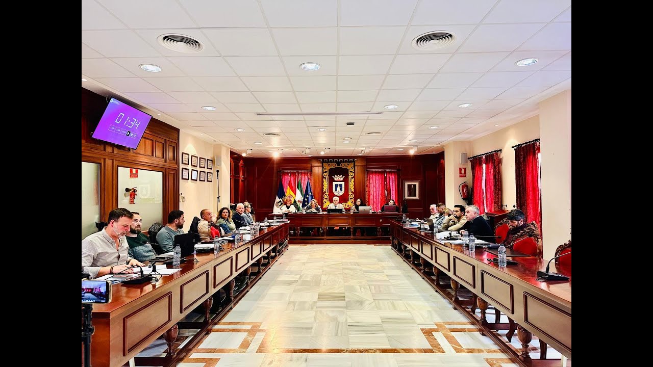 Pleno ordinario 29 de enero de 2026. Chipiona