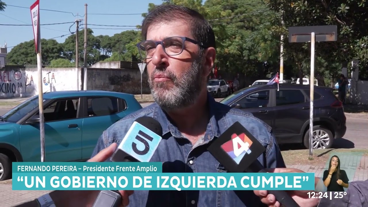 🗣️ Desde el Frente Amplio, Fernando Pereira afirmó que fue “un buen año” y dijo que un gobierno de