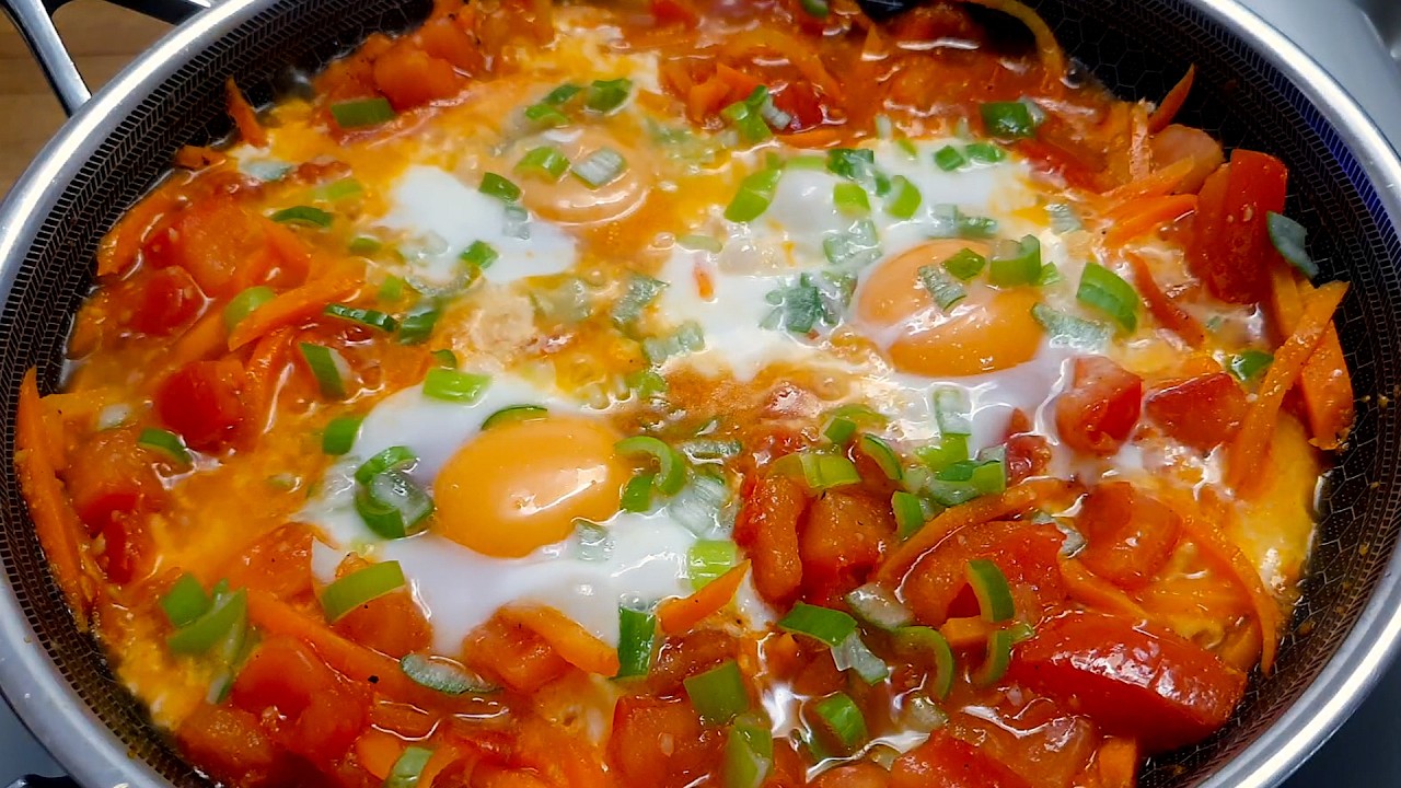 아침 대신 토마토랑 계란을 이렇게 드세요! 갱년기에 좋은 10분만에 간단하고 맛있는 다이어트 레시피👍다이어트 식단