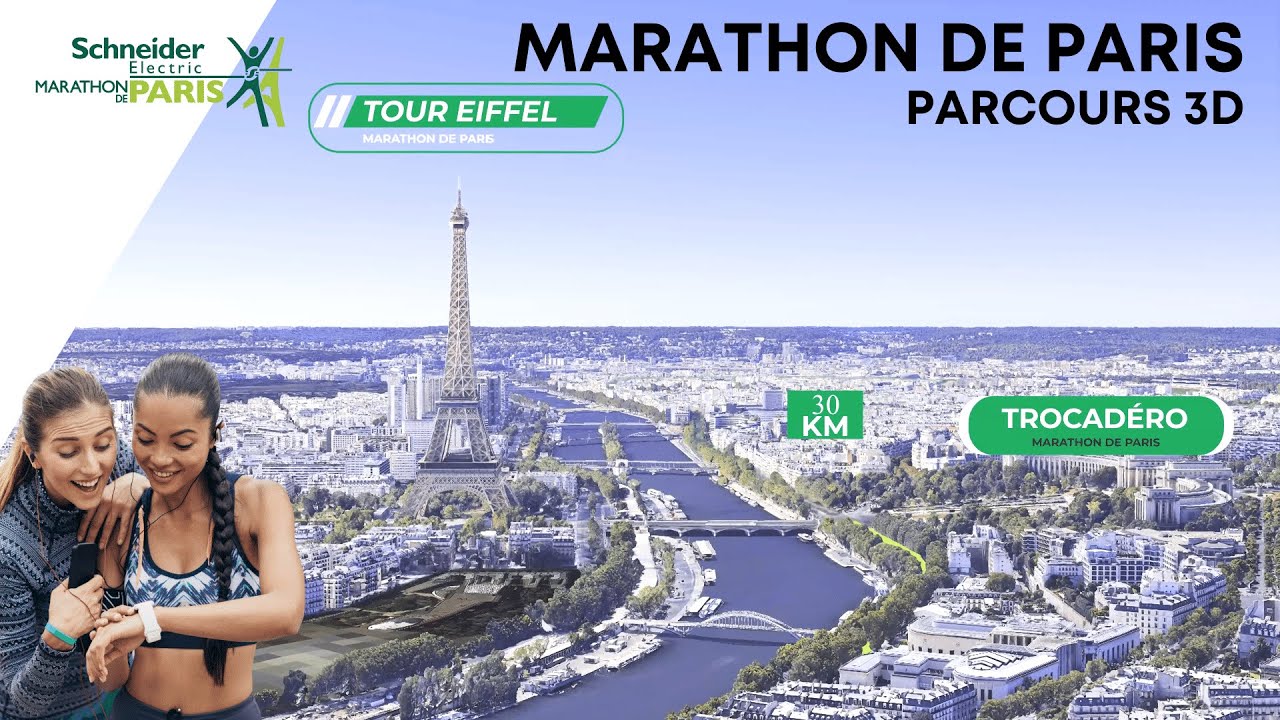 Marathon de Paris 2024 - Le parcours dévoilé.