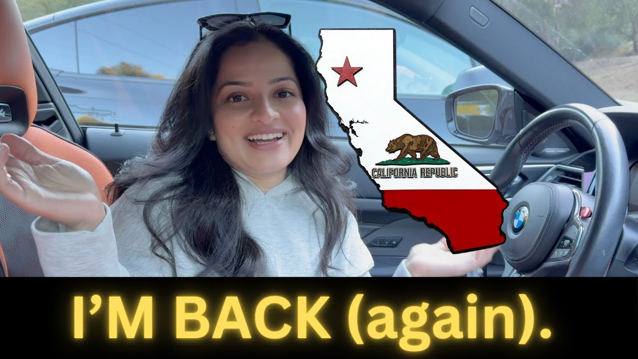 I'm moving back to California...