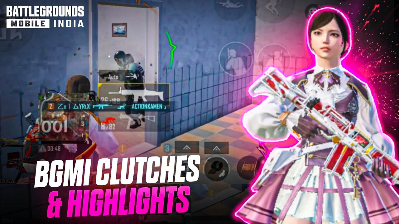 BGMI NEW AGGRESSIVE GAMEPLAY | CLUTCH AND HIGHLIGHTS | @AyrixPlayzz 