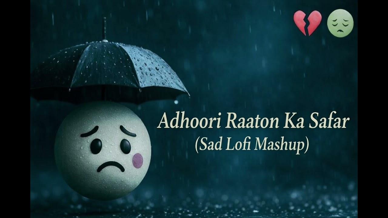 Adhoori Raaton Ka Safar 💔 Slowed + Reverb | Emotional Hindi Lofi Mashup
