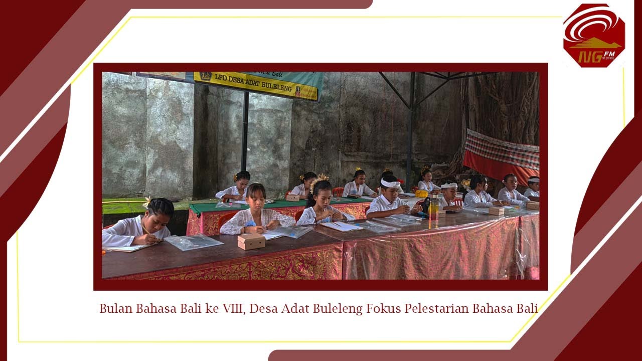 Bulan Bahasa Bali ke VIII Desa Adat Buleleng Fokus Pelestarian Bahasa Bali