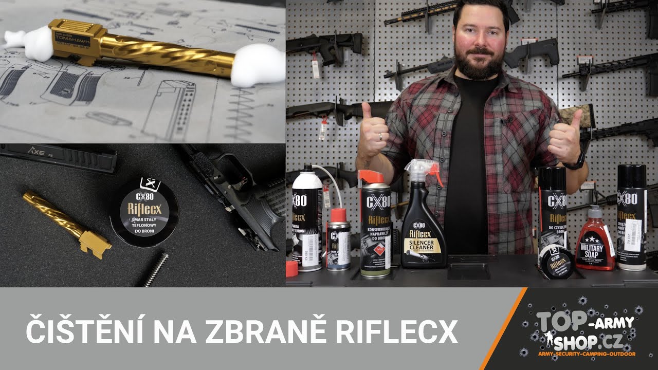 RifleCX! Novinka ve světě čištění zbraní! Rigad