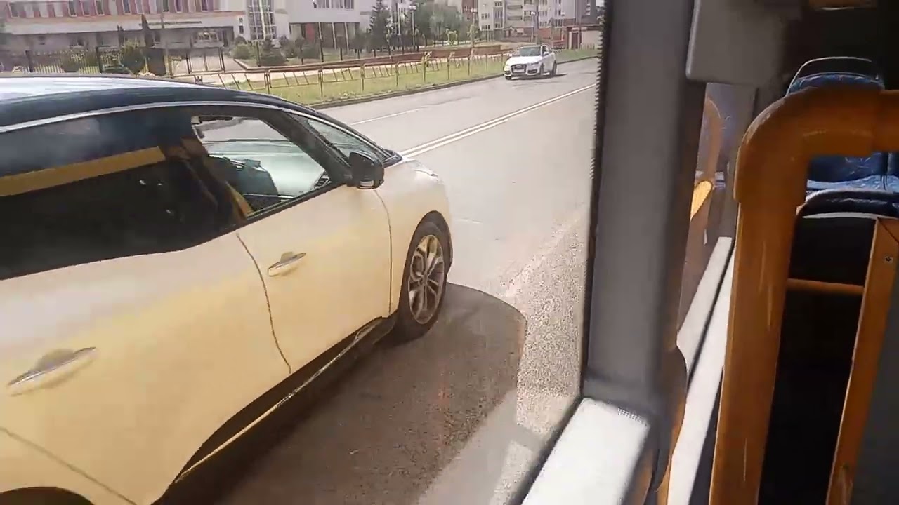 ПОЕЗДКА НА АВТОБУСЕ МАЗ 206 С НОВОЙ МОДЕРНИЗАЦИИ N°152с ОТ Б. ШКОЛЫ N°3 ДО А.Г. ЛЕСНОЙ