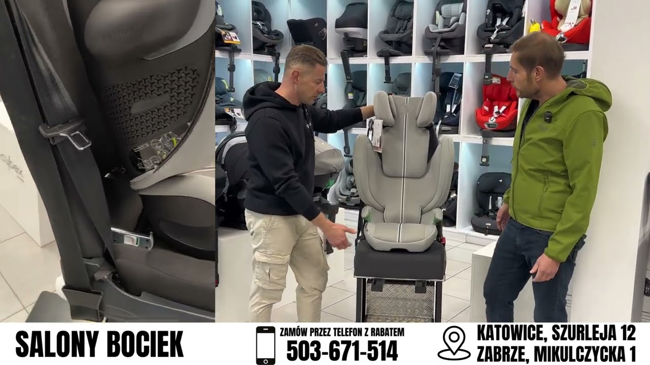 Cybex Solution G2 i-Fix - prezentacja z udziałem eksperta marki - Bociek.eu
