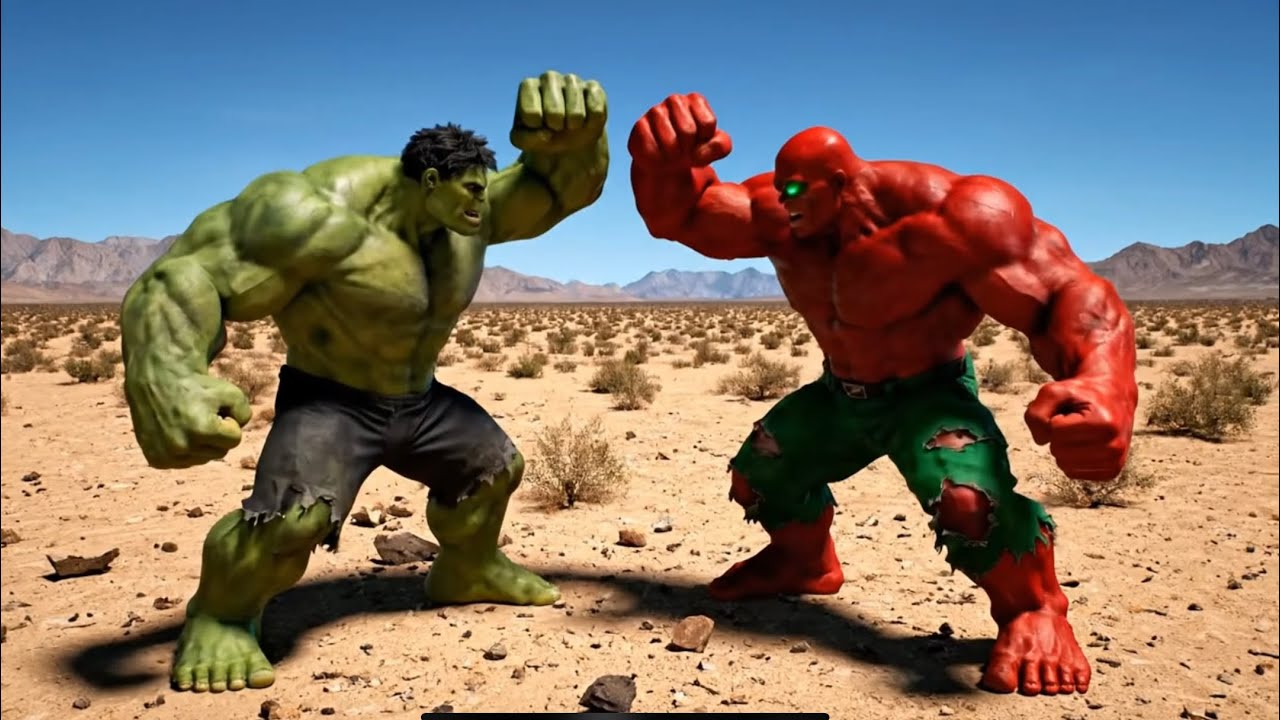 Did the battle between the Green Giant and the Red Giant [episode 2] end with any changes?