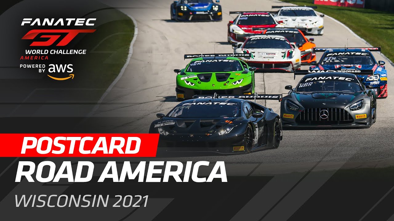 POSTCARD - Road America - Fanatec GT World Challenge America powered by AWS 2021