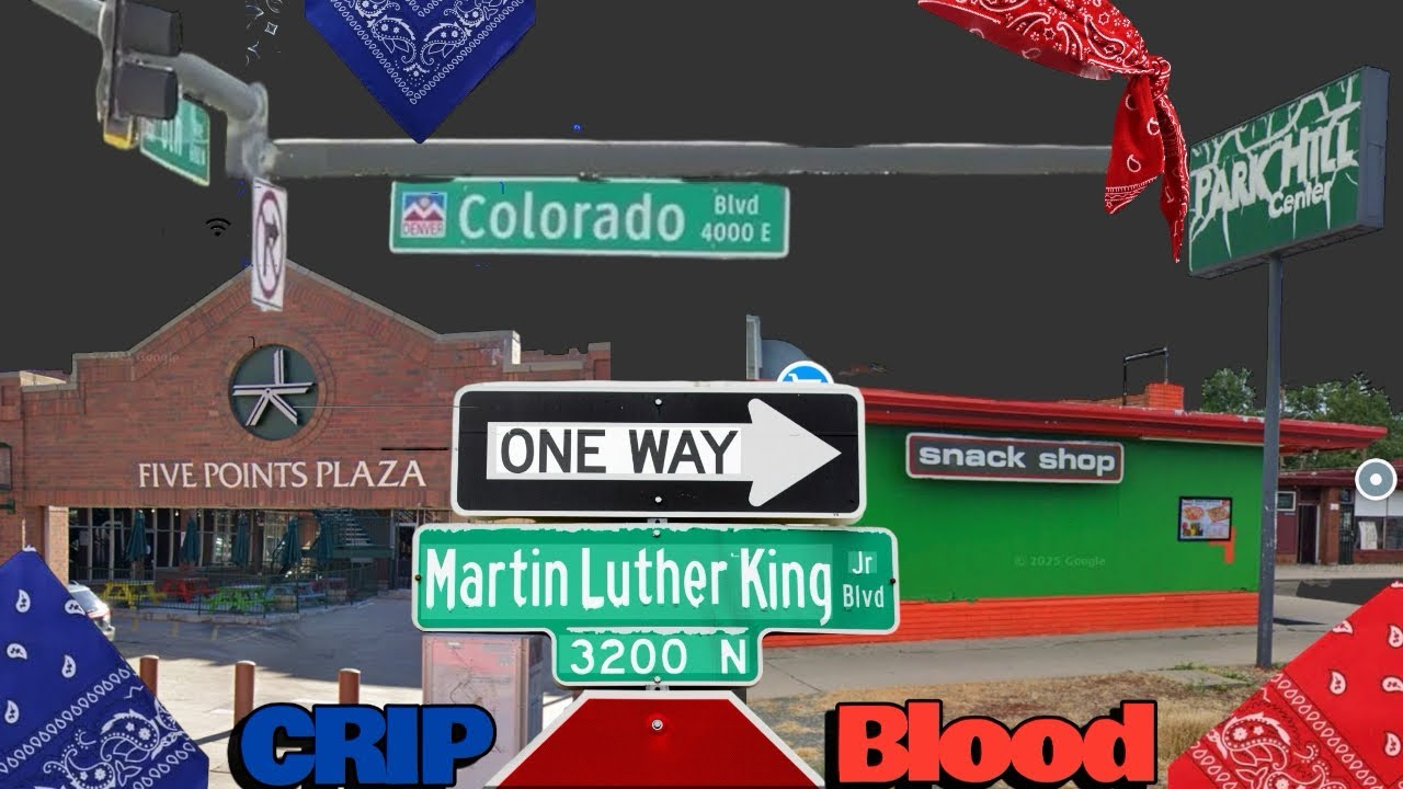 The Streets In Denver That Separates The Most Active Bloods And Crips