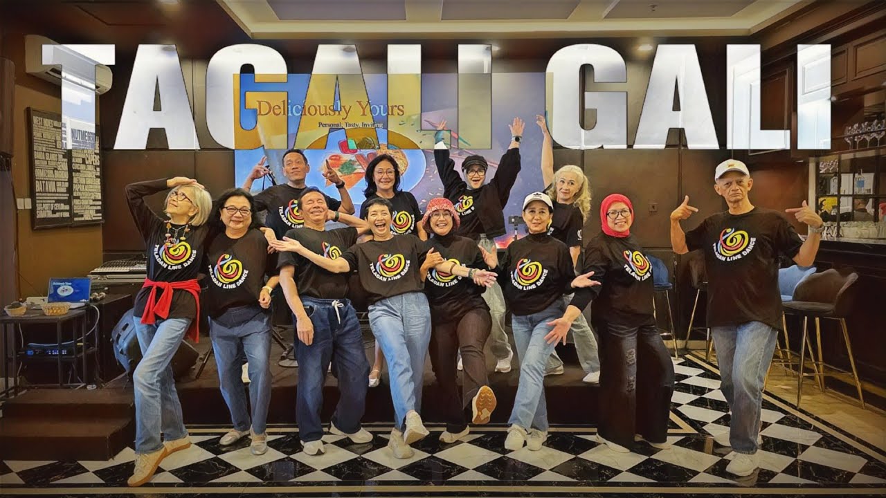 TAGALI GALI | Demo | Improver Line Dance | Choreo: Anny AP (INA) & Ria Lolong (INA)
