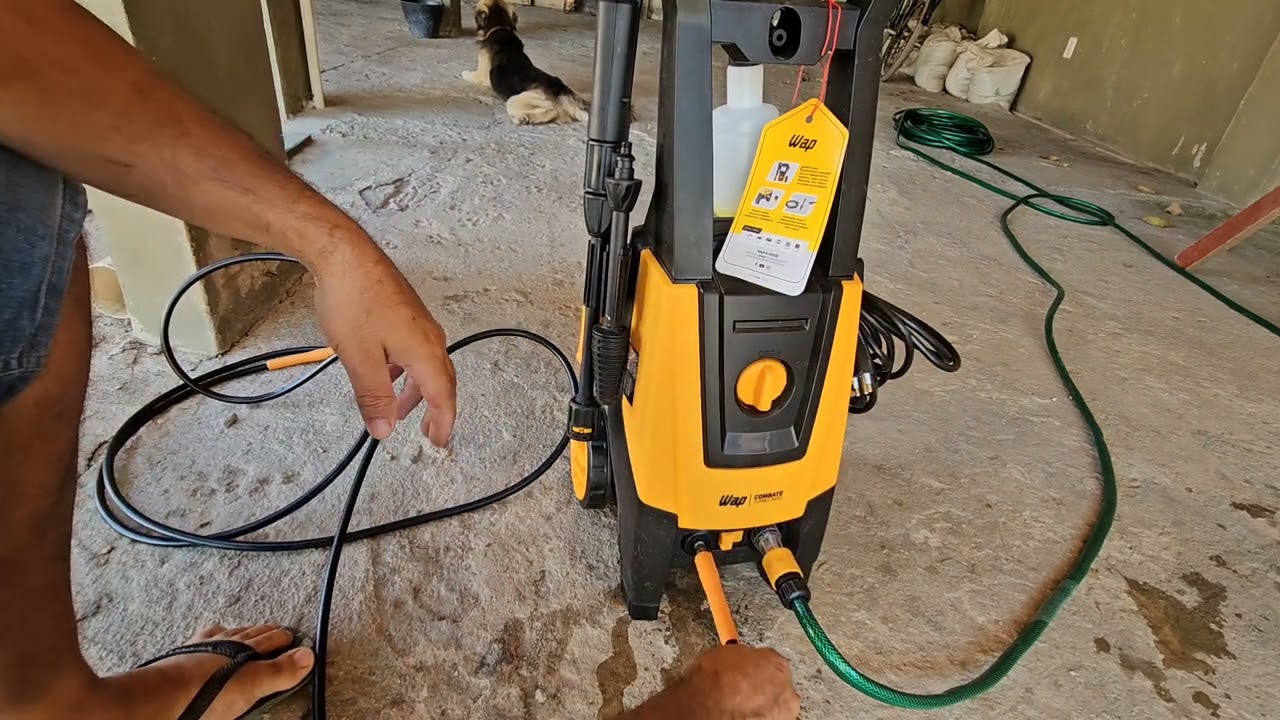 Lavadora De Alta Pressão Wap Combate Turbo2600 2100PSI 110V