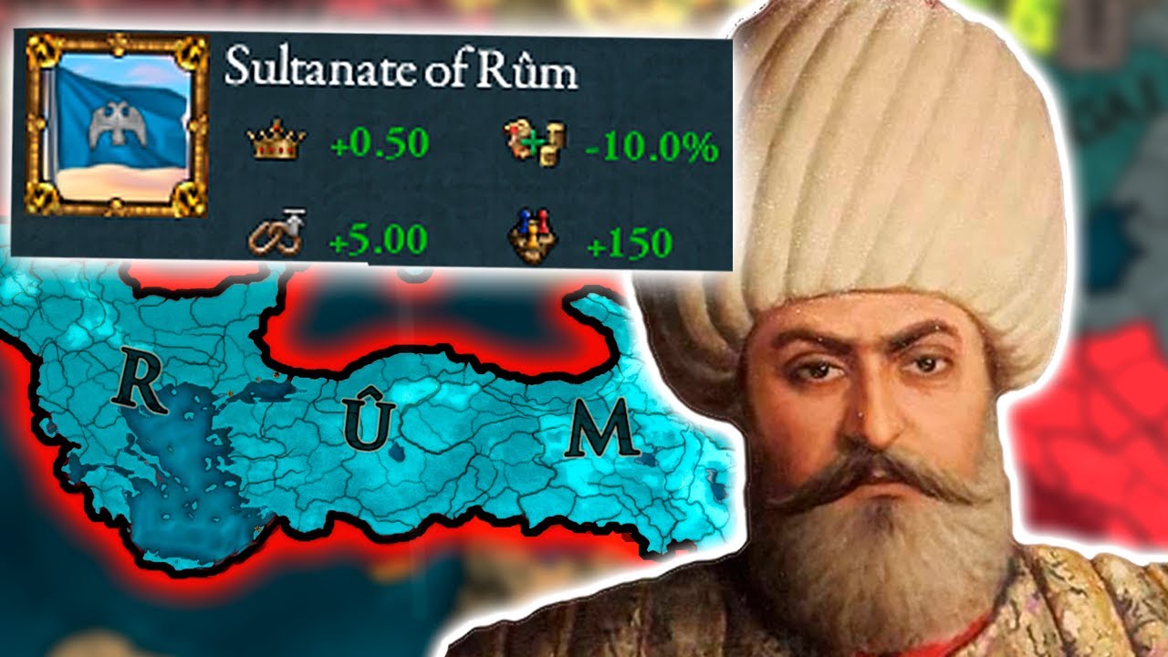Form Bootleg Roman Empire, Get Ottomans Abilities - EU4 1.35 Rum