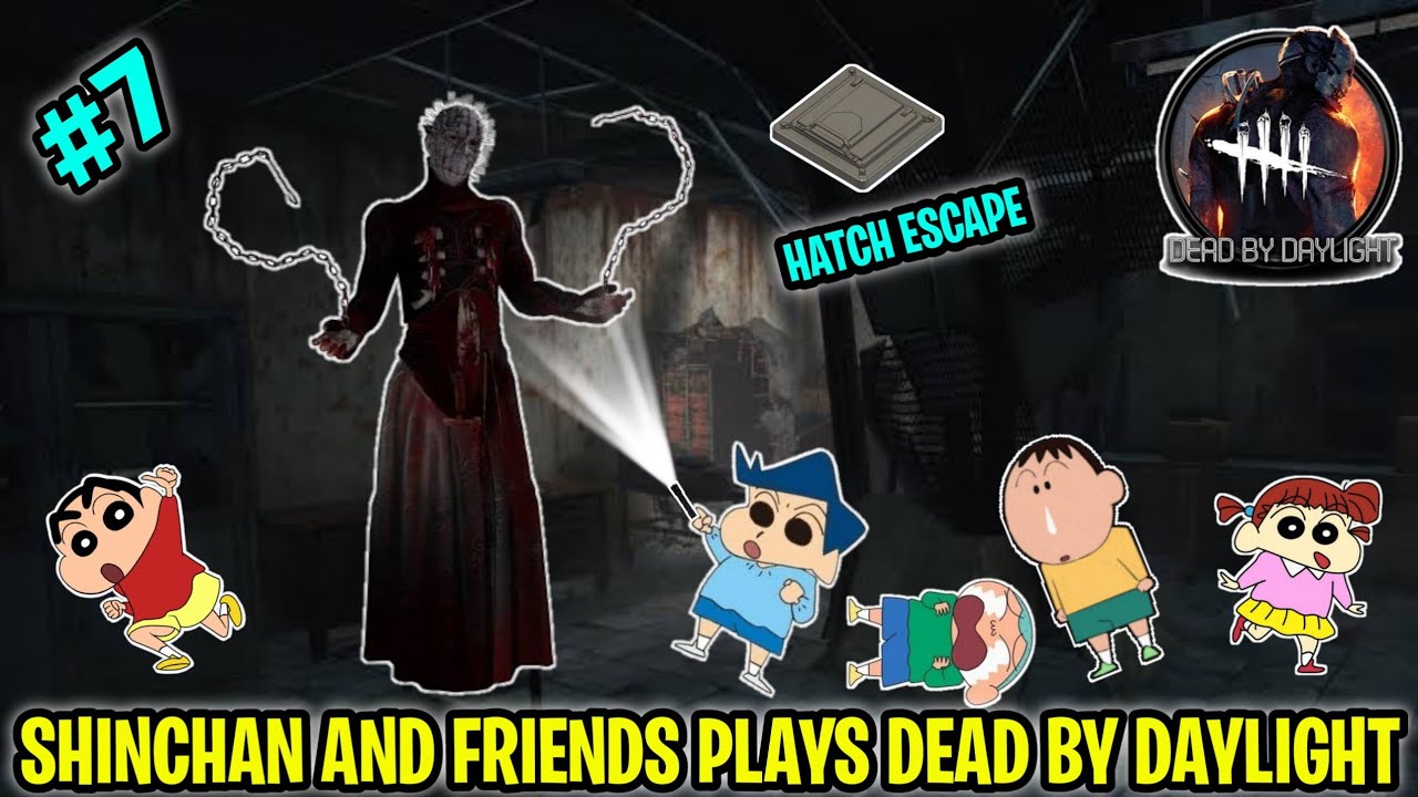 Shinchan and his friends plays dead by daylight but nene is killer 😱 | shinchan dead by daylight #7