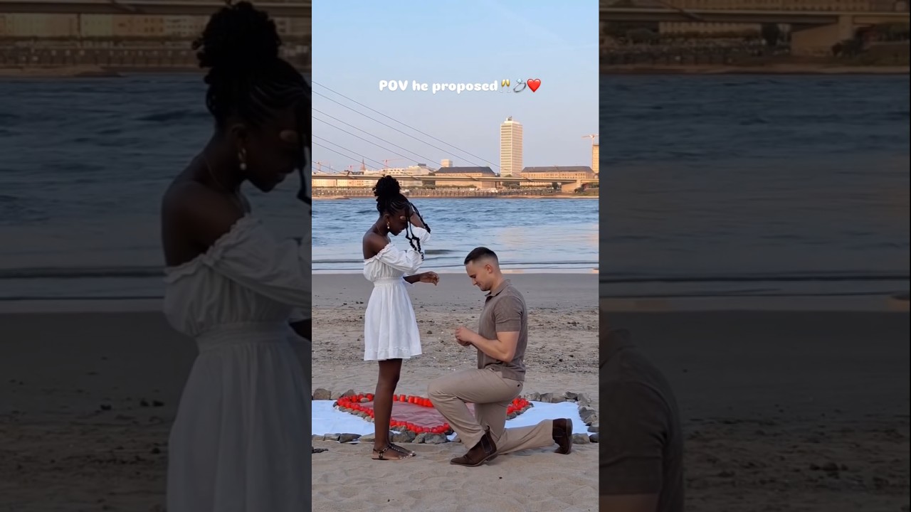 interracial proposal. So beautiful.